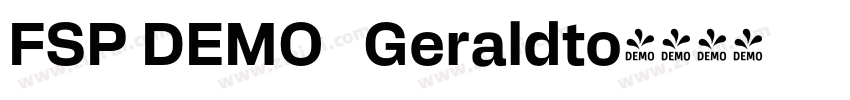 FSP DEMO   Geraldto字体转换
